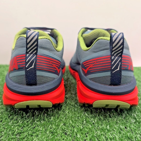 Hoka One One Challenger ATR 5 Shoes Mens 7 2E Wide Thyme/ Fiesta Active Sneakers main image 8